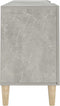 vidaXL - Tv-meubel - 150x30x50 - cm - bewerkt - hout - betongrijs