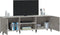 vidaXL - Tv-meubel - 150x30x50 - cm - bewerkt - hout - betongrijs
