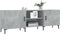 vidaXL - Tv-meubel - 150x30x50 - cm - bewerkt - hout - betongrijs