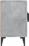 vidaXL - Tv-meubel - 150x30x50 - cm - bewerkt - hout - betongrijs