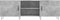 vidaXL - Tv-meubel - 150x30x50 - cm - bewerkt - hout - betongrijs
