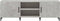 vidaXL - Tv-meubel - 150x30x50 - cm - bewerkt - hout - betongrijs