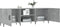 vidaXL - Tv-meubel - 150x30x50 - cm - bewerkt - hout - betongrijs