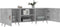 vidaXL - Tv-meubel - 150x30x50 - cm - bewerkt - hout - betongrijs