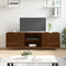 vidaXL - Tv-meubel - 150x30x50 - cm - bewerkt - hout - bruin - eikenkleur