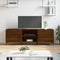 vidaXL - Tv-meubel - 150x30x50 - cm - bewerkt - hout - bruin - eikenkleur