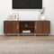 vidaXL - Tv-meubel - 150x30x50 - cm - bewerkt - hout - bruin - eikenkleur