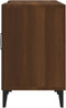 vidaXL - Tv-meubel - 150x30x50 - cm - bewerkt - hout - bruin - eikenkleur