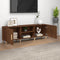 vidaXL - Tv-meubel - 150x30x50 - cm - bewerkt - hout - bruin - eikenkleur