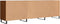 vidaXL - Tv-meubel - 150x30x50 - cm - bewerkt - hout - bruin - eikenkleur