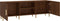 vidaXL - Tv-meubel - 150x30x50 - cm - bewerkt - hout - bruin - eikenkleur
