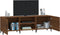 vidaXL - Tv-meubel - 150x30x50 - cm - bewerkt - hout - bruin - eikenkleur