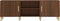 vidaXL - Tv-meubel - 150x30x50 - cm - bewerkt - hout - bruin - eikenkleur