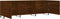 vidaXL - Tv-meubel - 150x30x50 - cm - bewerkt - hout - bruin - eikenkleur