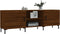 vidaXL - Tv-meubel - 150x30x50 - cm - bewerkt - hout - bruin - eikenkleur