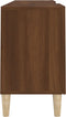 vidaXL - Tv-meubel - 150x30x50 - cm - bewerkt - hout - bruin - eikenkleur