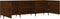 vidaXL - Tv-meubel - 150x30x50 - cm - bewerkt - hout - bruin - eikenkleur