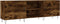 vidaXL - Tv-meubel - 150x30x50 - cm - bewerkt - hout - gerookt - eikenkleurig
