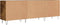 vidaXL - Tv-meubel - 150x30x50 - cm - bewerkt - hout - gerookt - eikenkleurig