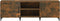 vidaXL - Tv-meubel - 150x30x50 - cm - bewerkt - hout - gerookt - eikenkleurig