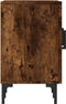 vidaXL - Tv-meubel - 150x30x50 - cm - bewerkt - hout - gerookt - eikenkleurig