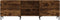 vidaXL - Tv-meubel - 150x30x50 - cm - bewerkt - hout - gerookt - eikenkleurig