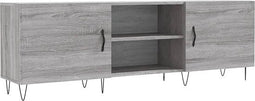 vidaXL - Tv-meubel - 150x30x50 - cm - bewerkt - hout - grijs - sonoma - eikenkleurig