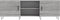 vidaXL - Tv-meubel - 150x30x50 - cm - bewerkt - hout - grijs - sonoma - eikenkleurig