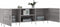 vidaXL - Tv-meubel - 150x30x50 - cm - bewerkt - hout - grijs - sonoma - eikenkleurig