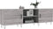 vidaXL - Tv-meubel - 150x30x50 - cm - bewerkt - hout - grijs - sonoma - eikenkleurig
