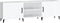 vidaXL - Tv-meubel - 150x30x50 - cm - bewerkt - hout - hoogglans - wit