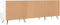 vidaXL - Tv-meubel - 150x30x50 - cm - bewerkt - hout - hoogglans - wit