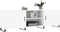 vidaXL - Tv-meubel - 150x30x50 - cm - bewerkt - hout - hoogglans - wit