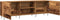 vidaXL - Tv-meubel - 150x30x50 - cm - bewerkt - hout - oud - houtkleurig
