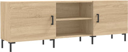 vidaXL - Tv-meubel - 150x30x50 - cm - bewerkt - hout - sonoma - eikenkleurig