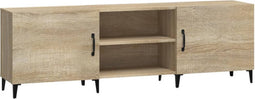 vidaXL - Tv-meubel - 150x30x50 - cm - bewerkt - hout - sonoma - eikenkleurig