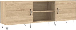vidaXL - Tv-meubel - 150x30x50 - cm - bewerkt - hout - sonoma - eikenkleurig