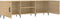 vidaXL - Tv-meubel - 150x30x50 - cm - bewerkt - hout - sonoma - eikenkleurig