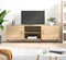 vidaXL - Tv-meubel - 150x30x50 - cm - bewerkt - hout - sonoma - eikenkleurig