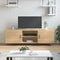 vidaXL - Tv-meubel - 150x30x50 - cm - bewerkt - hout - sonoma - eikenkleurig