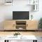 vidaXL - Tv-meubel - 150x30x50 - cm - bewerkt - hout - sonoma - eikenkleurig