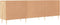 vidaXL - Tv-meubel - 150x30x50 - cm - bewerkt - hout - sonoma - eikenkleurig