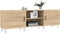 vidaXL - Tv-meubel - 150x30x50 - cm - bewerkt - hout - sonoma - eikenkleurig