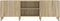 vidaXL - Tv-meubel - 150x30x50 - cm - bewerkt - hout - sonoma - eikenkleurig