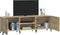 vidaXL - Tv-meubel - 150x30x50 - cm - bewerkt - hout - sonoma - eikenkleurig