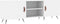 vidaXL - Tv-meubel - 150x30x50 - cm - bewerkt - hout - wit