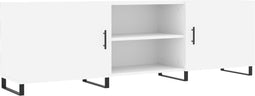vidaXL - Tv-meubel - 150x30x50 - cm - bewerkt - hout - wit
