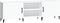 vidaXL - Tv-meubel - 150x30x50 - cm - bewerkt - hout - wit