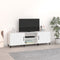 vidaXL - Tv-meubel - 150x30x50 - cm - bewerkt - hout - wit