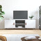 vidaXL - Tv-meubel - 150x30x50 - cm - bewerkt - hout - wit